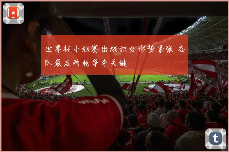 世界杯小组赛出线积分形势紧张 各队最后两轮争夺关键